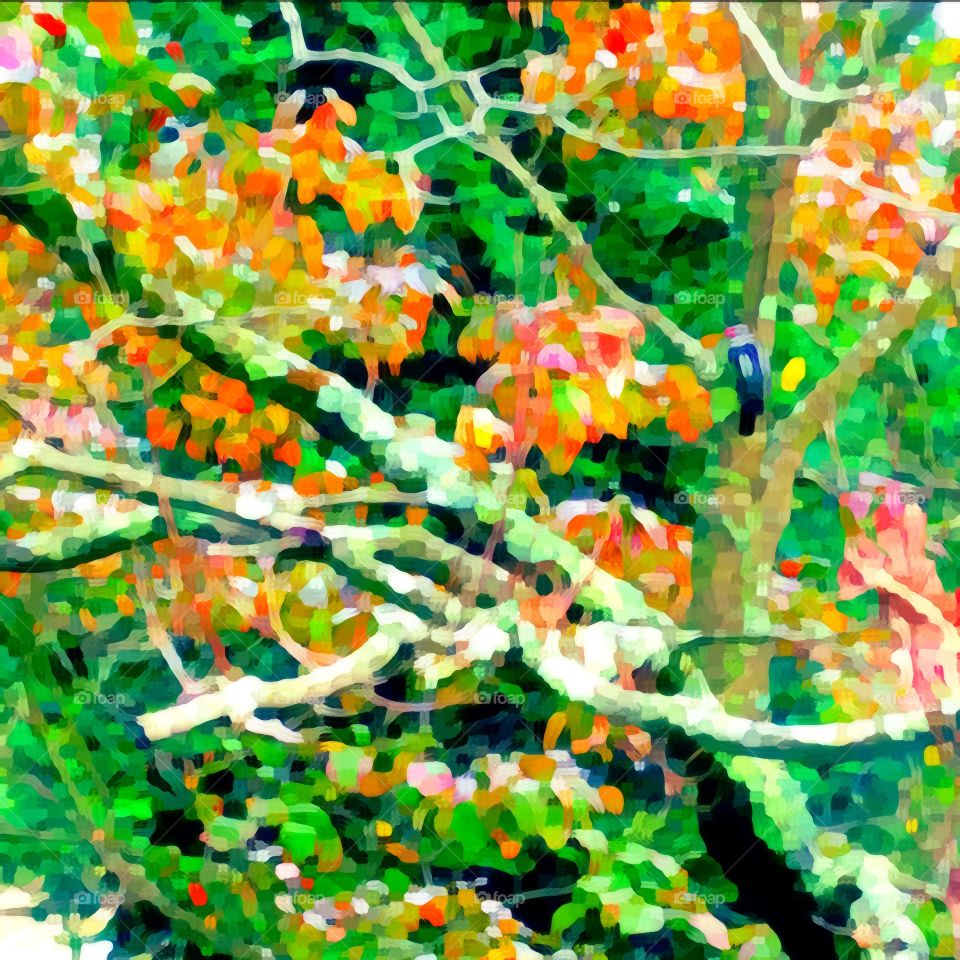 Painterly Portrait of Autumn 