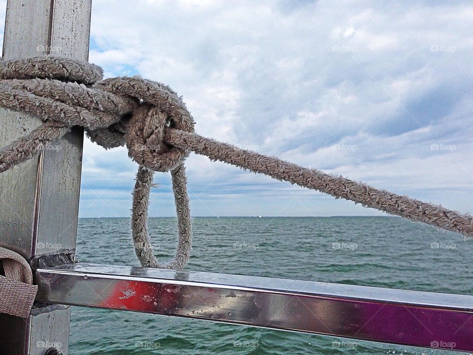 Ocean view from a boat ride.