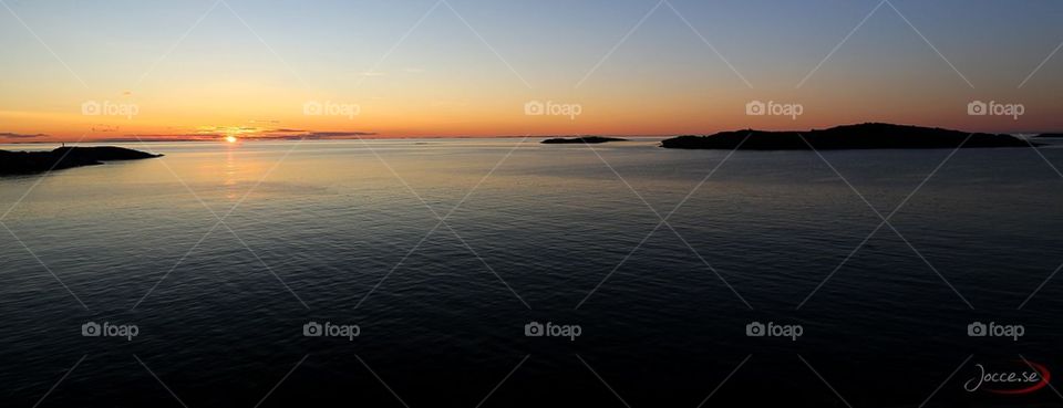 Sunset in the Archipelago