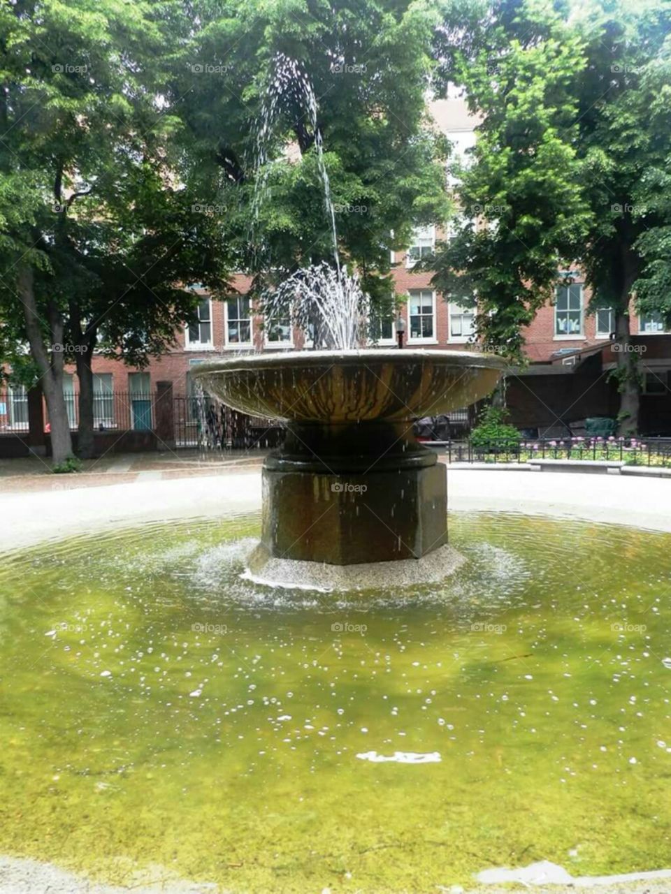 Downtown Boston Fountain