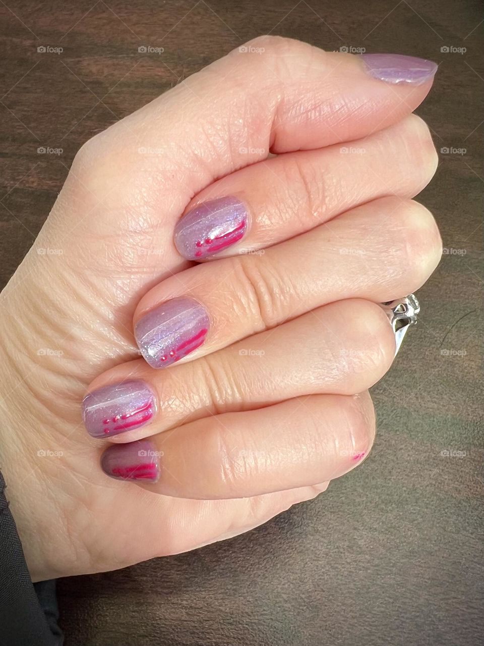 Fun color changing gel nail polish manicure 