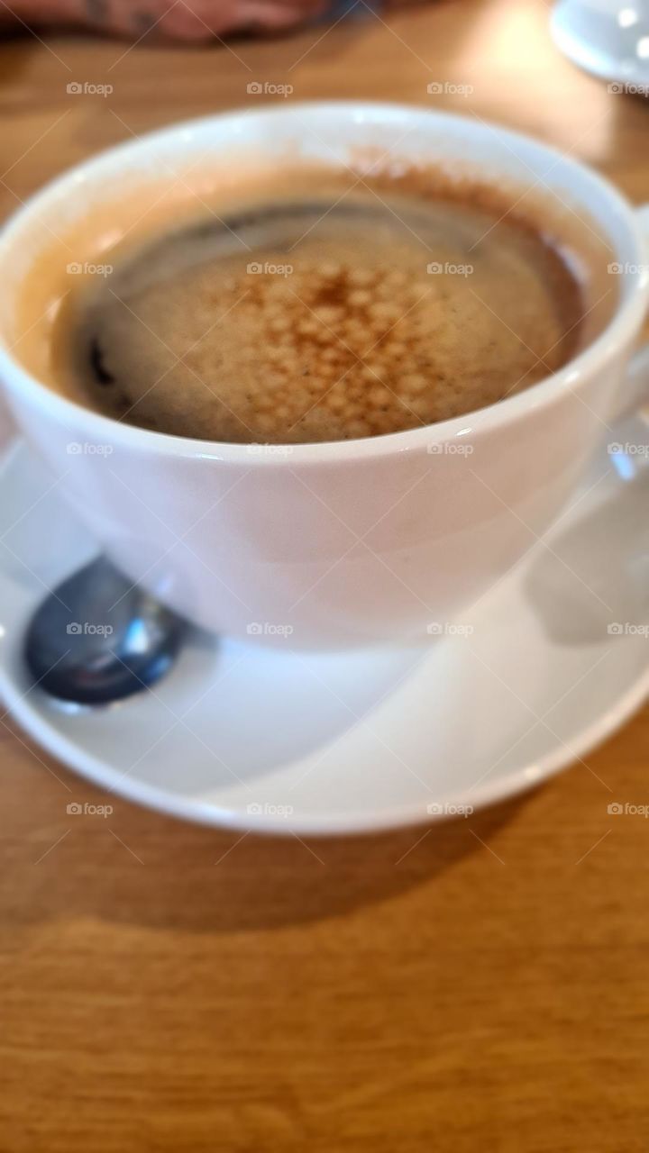 Black Coffee, White Cup