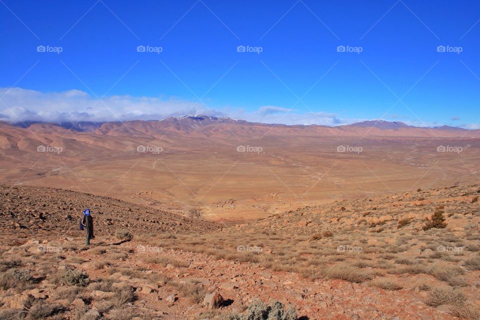 View of the valley plain - Tinerhir
