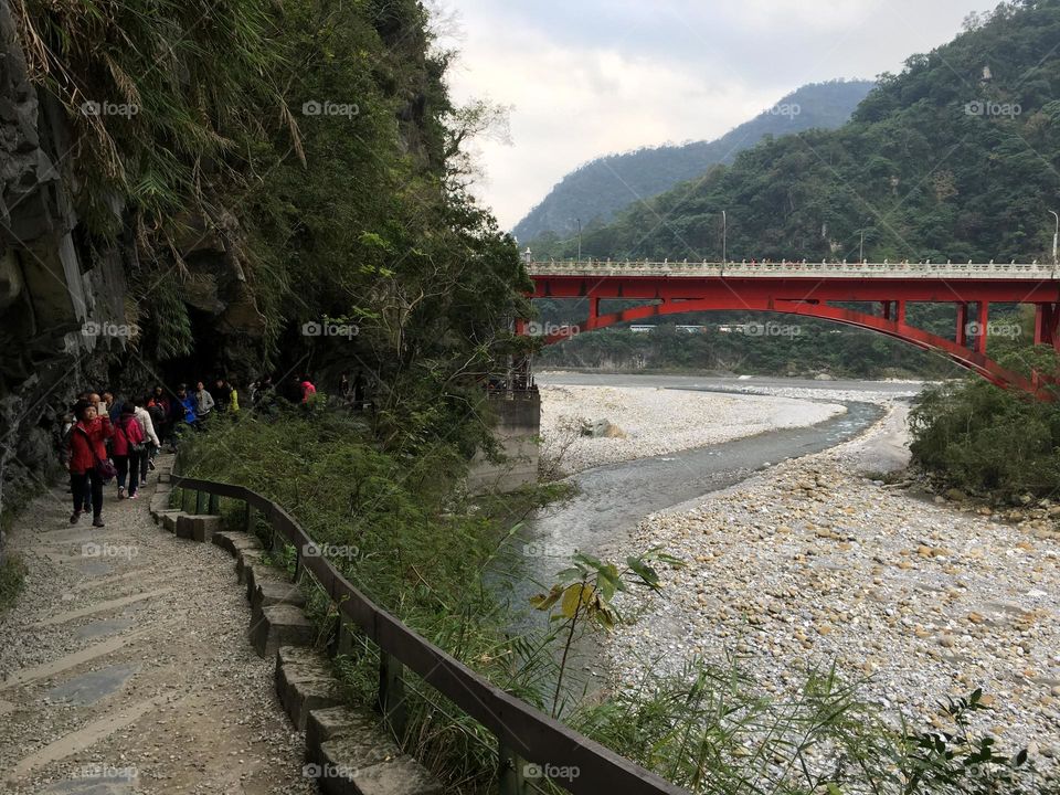 Hiking in the valley 
