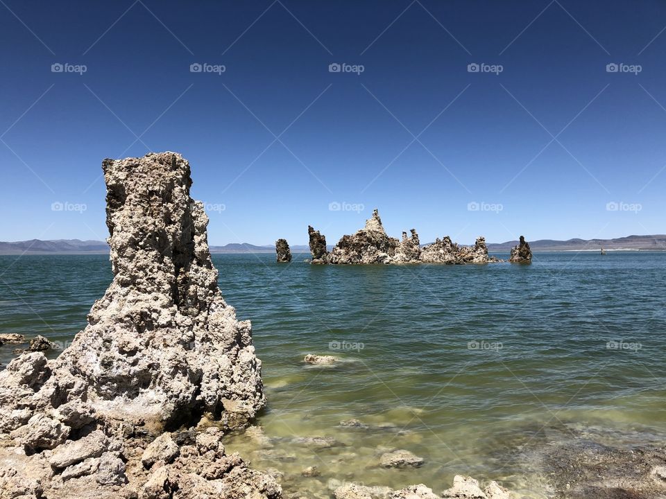 Tufa and water 