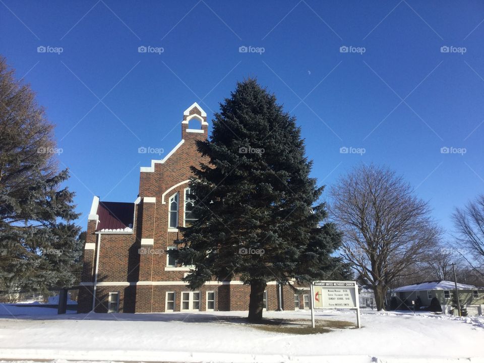 Winter church 