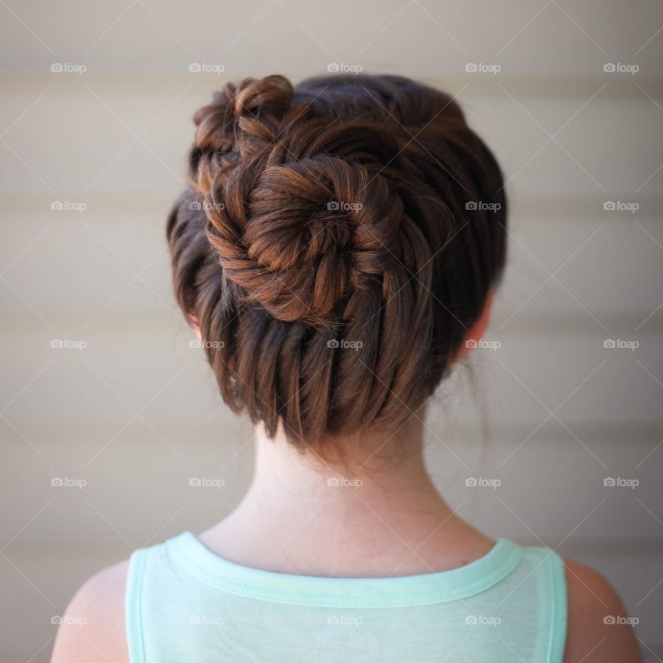 Textured braid. A beautiful braid textured with the Sam villa TEXTUR iron 