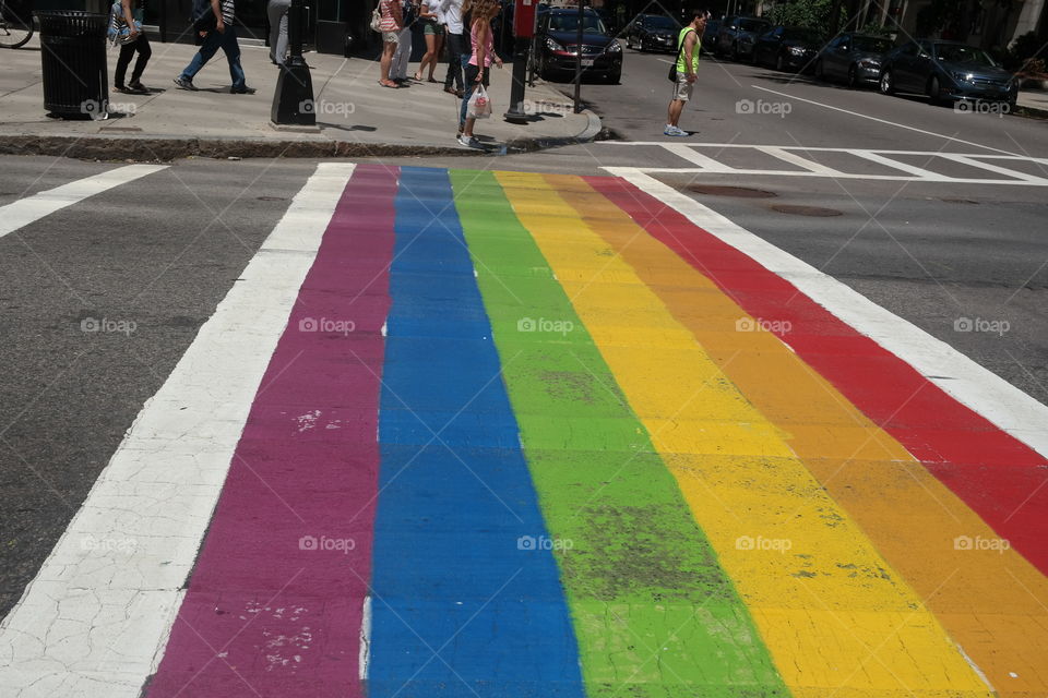 Rainbow Pavement Boston