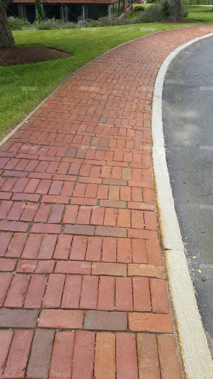 brick sidewalk