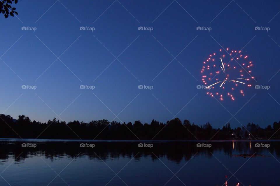 Fireworks at Deer Lake