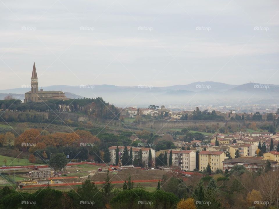 Arezzo, Italy landscape
