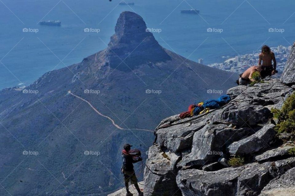 Climbing the Table Mountain