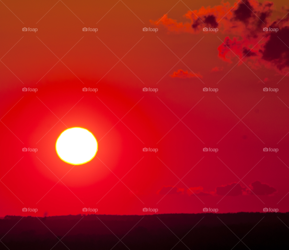 sky nature red sunset by lightanddrawing