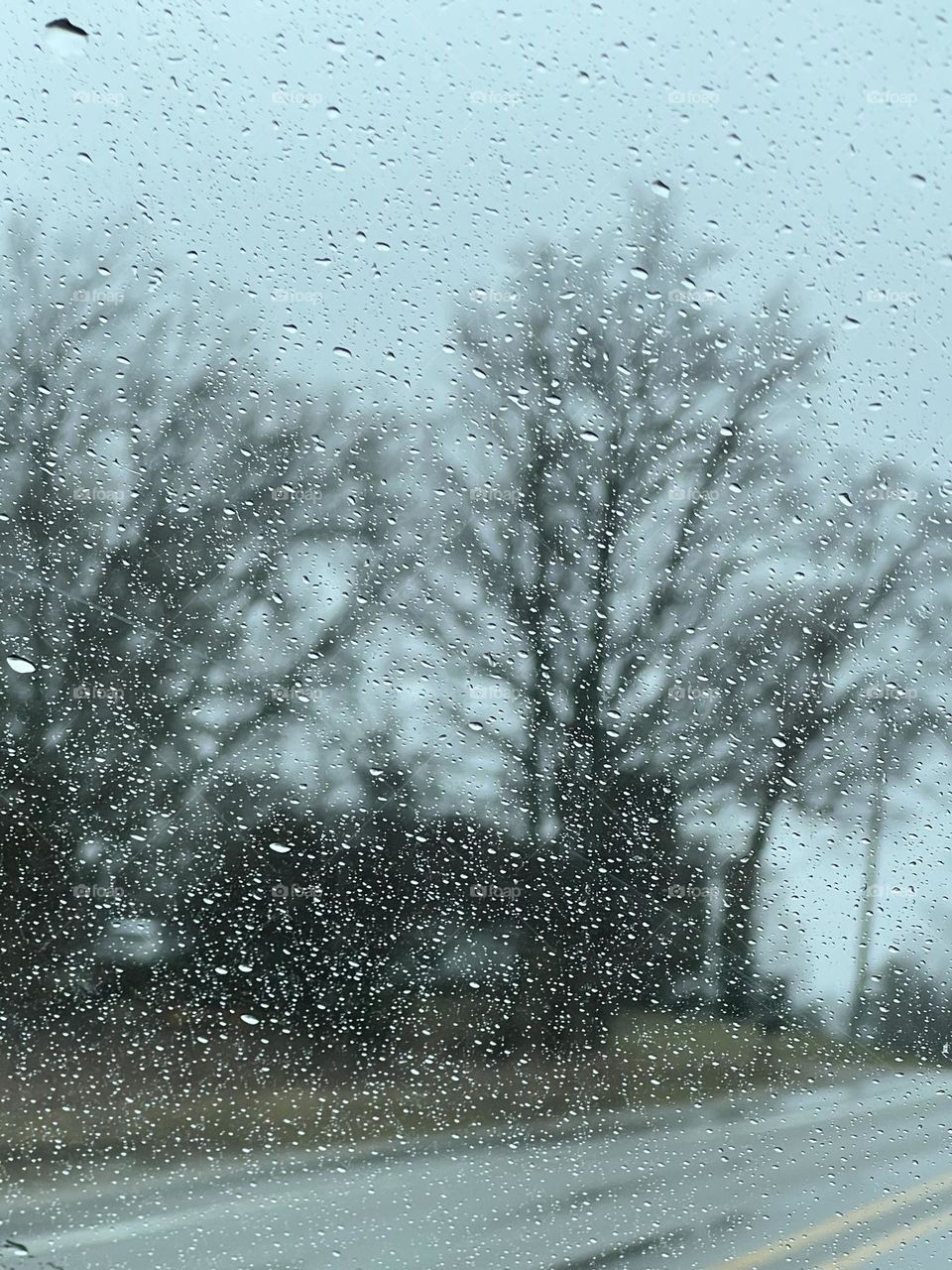 Raindrops on the window