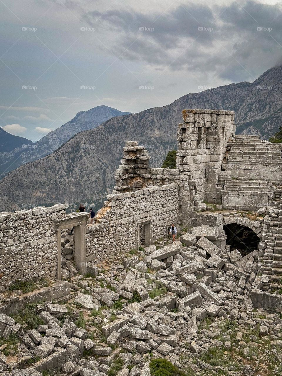 Old town of Termessos in Turkey