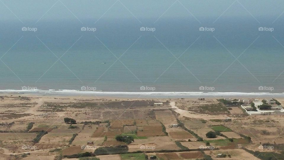 Beautiful landscape at essaouira rural in Morocco.