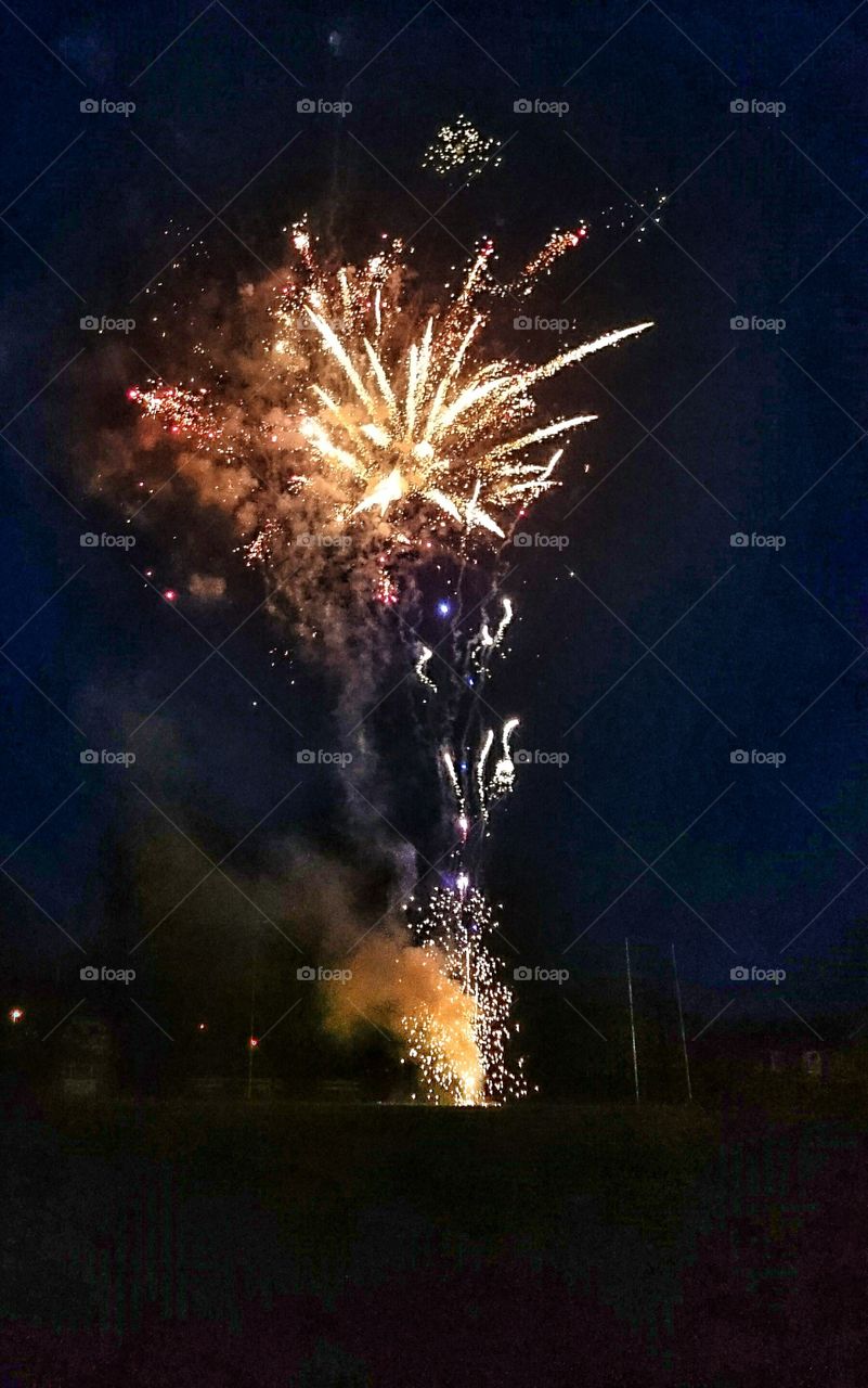 the spark . the end of a great night 