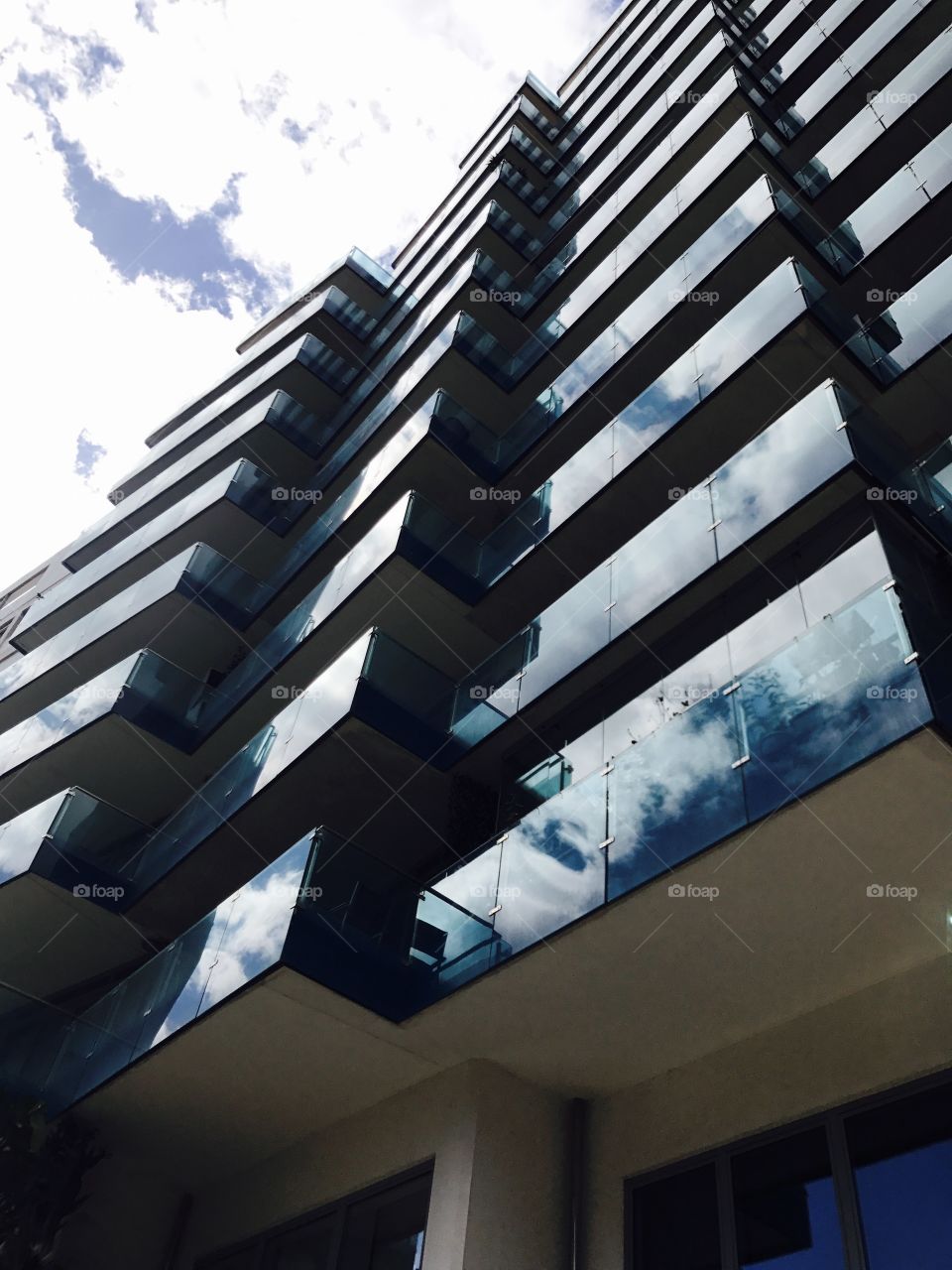 #buildings #glass #balcony #tall