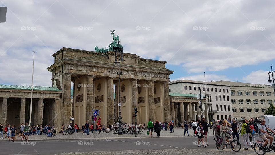 The Brandenburg Gate (Brandenburger Tor), Berlin, Germany