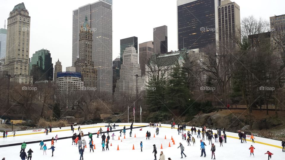 Central Park Ice Ring. Central Park