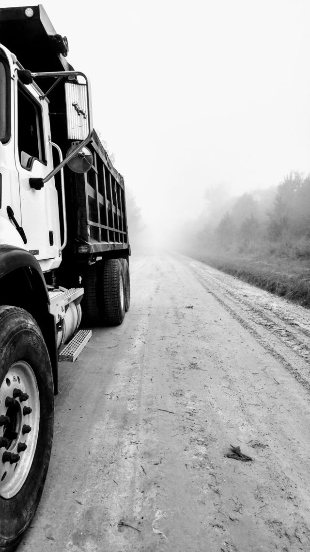 foggy road