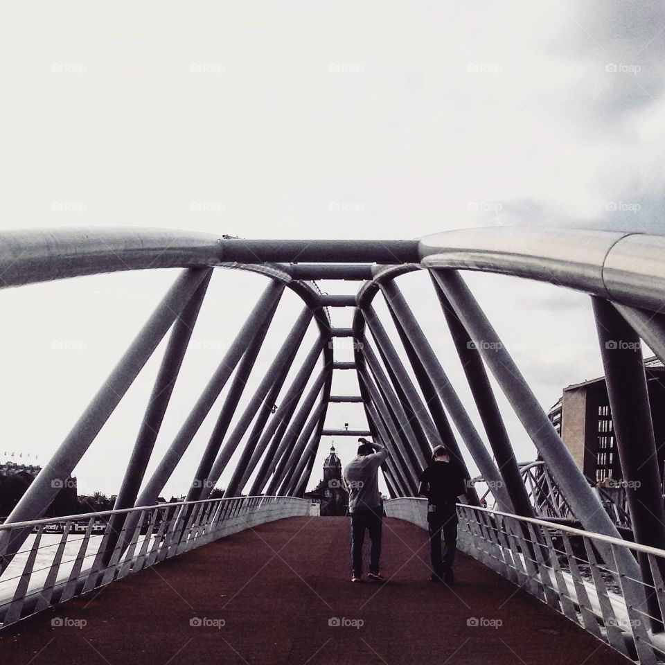 Crossing a cool bridge