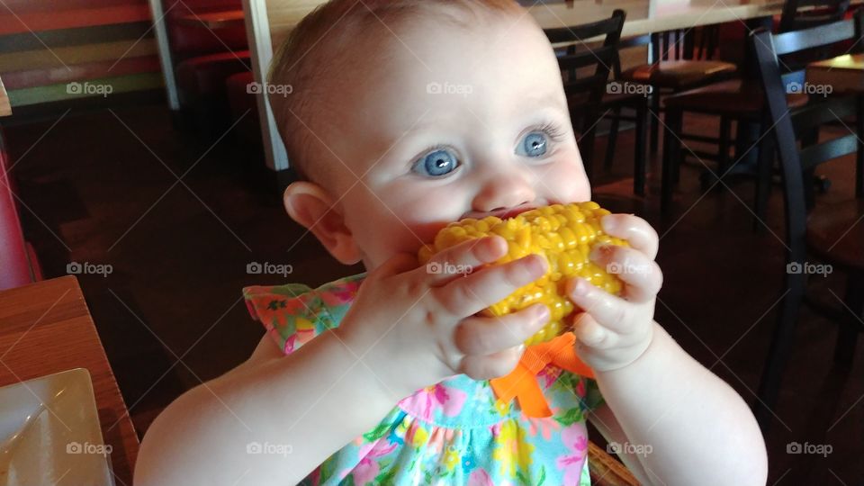 munching on corn