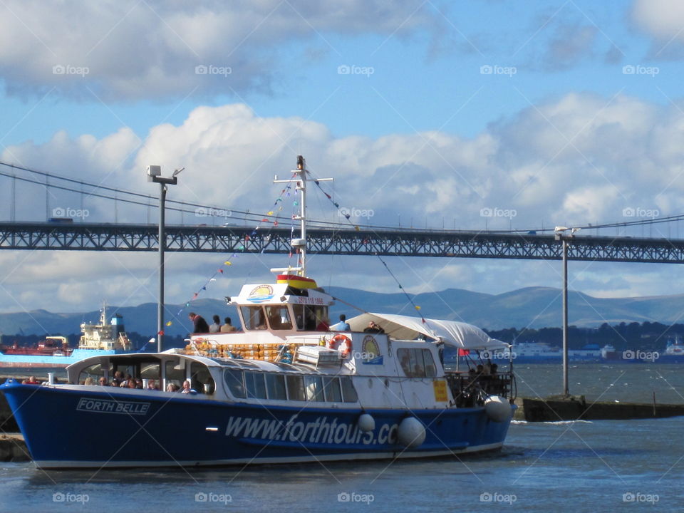 bridge and boat