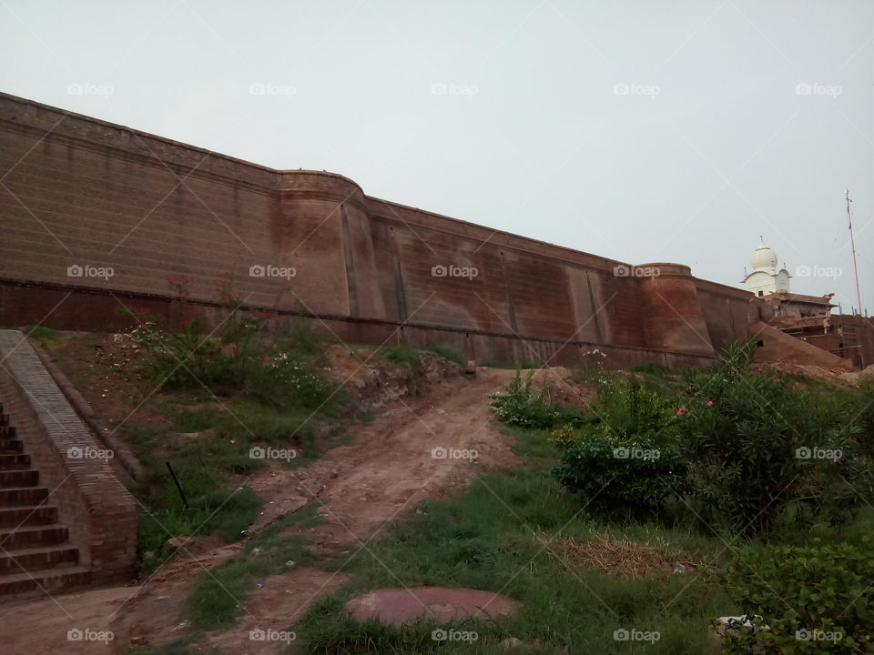 an ancient fort of Bathinda city- a monument protected by Govt Of India- inner part