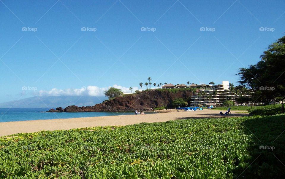 beach at Kaanapali. vacation by Black Rock Sheridan