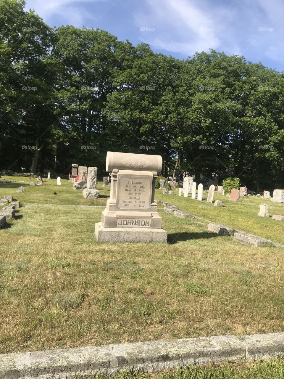 Random grave in Maine cemetery 