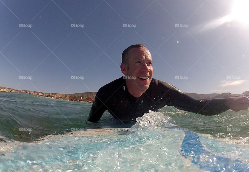 blue smile water surfing by fatboytim