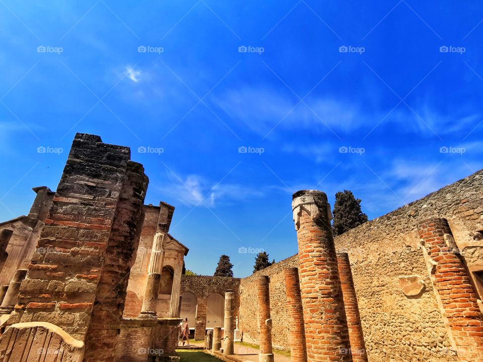 Ruins of Pompeii, Italy.