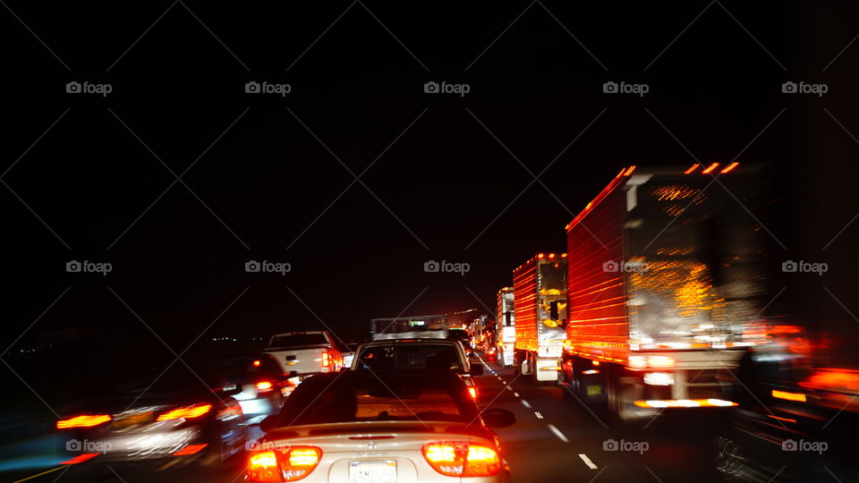 Car, Blur, Traffic, Road, Transportation System