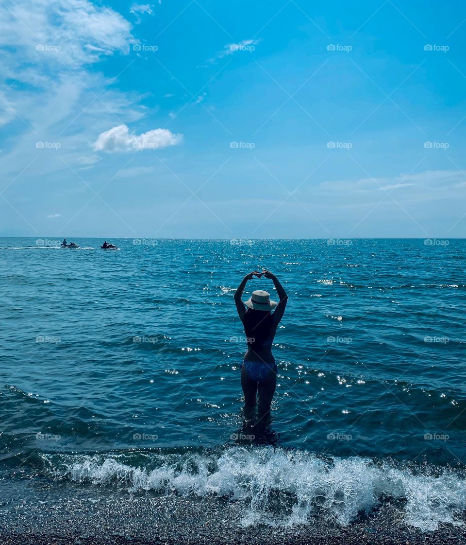 Girl on the beach