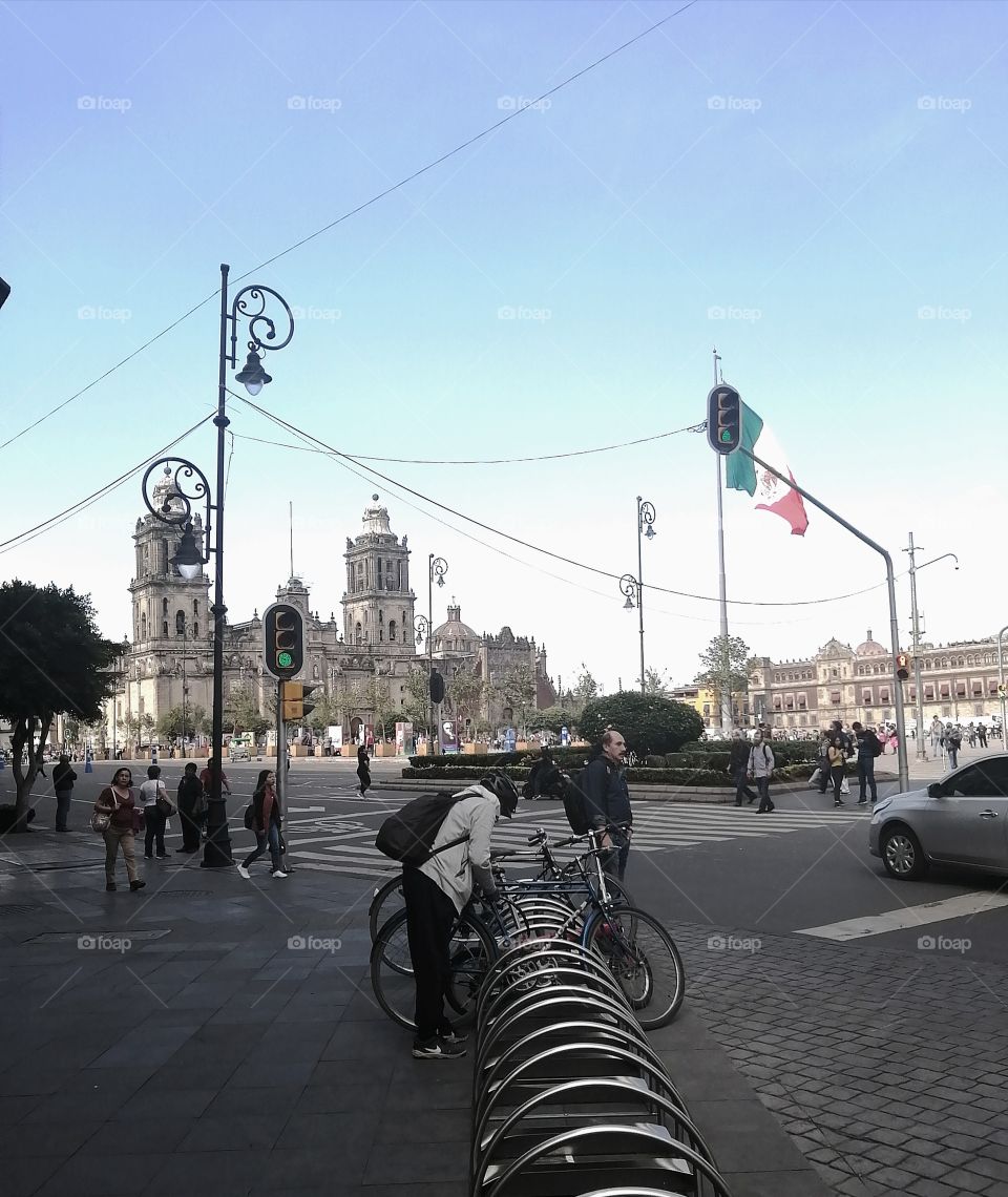 Zócalo de la Ciudad de México.