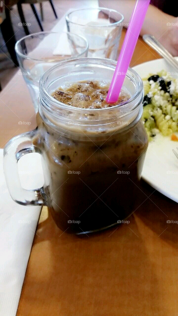 Refreshing hipster coffee