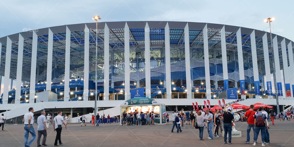 FIFA 2018 match Croatia-Denmark in Nizhny Novgorod