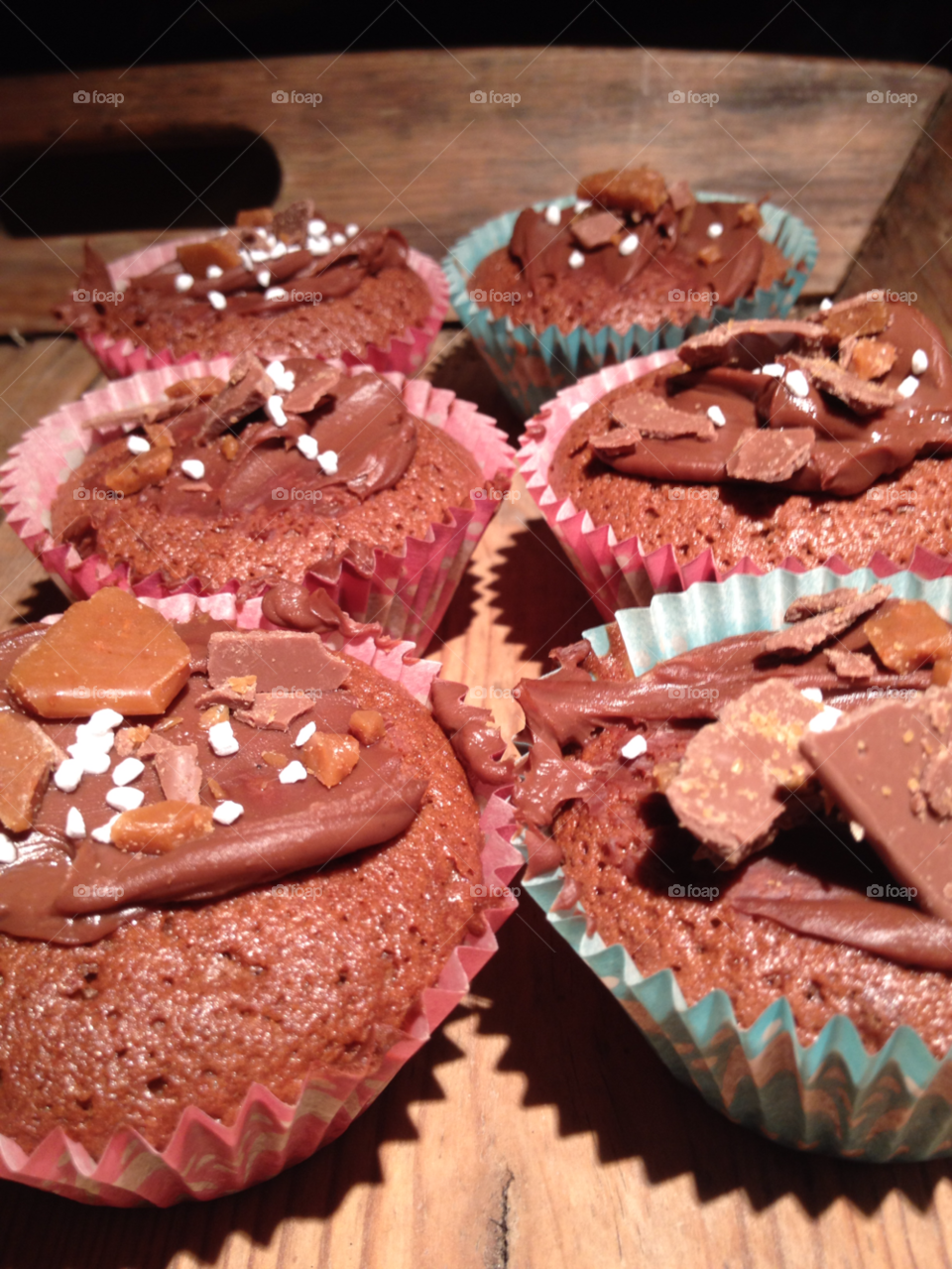 cupcakes chokolate cockiees by liselott