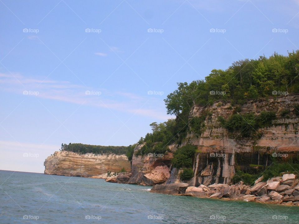 Pretty rocks and water 