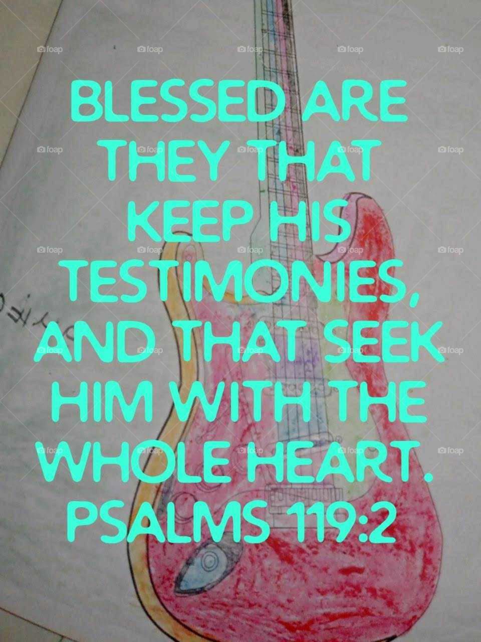 Blessed  by seeking God