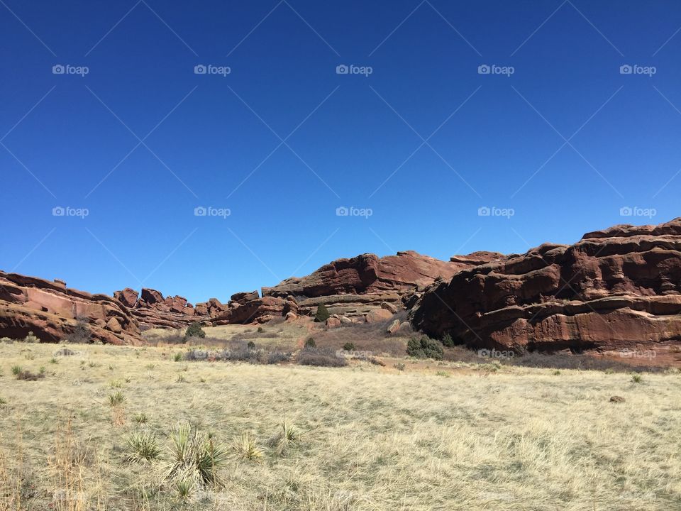 Colorado red rocks
