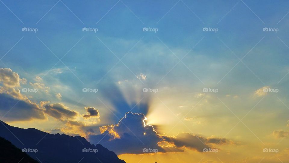 Low angle view of dramatic sky
