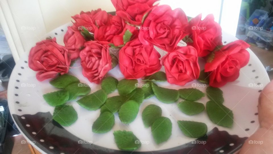 sugar craft roses