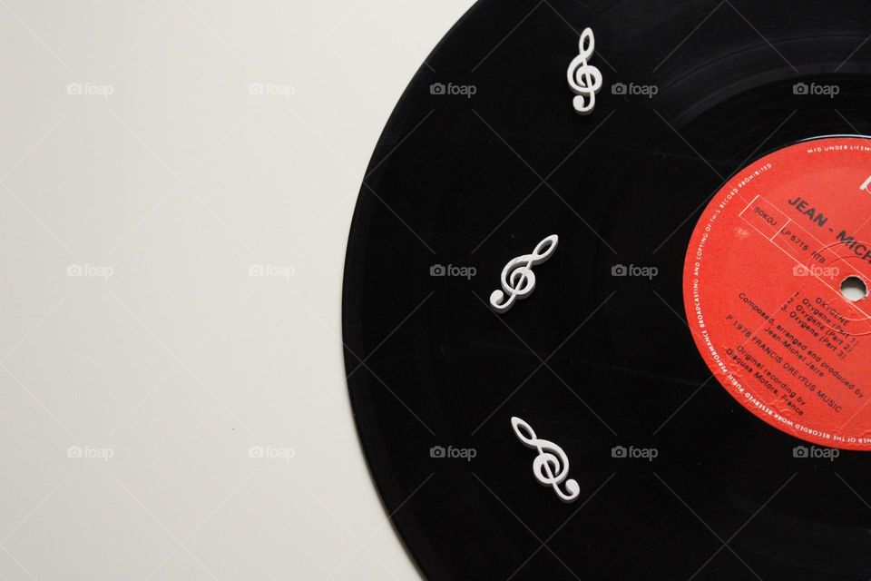 Old gramophone record