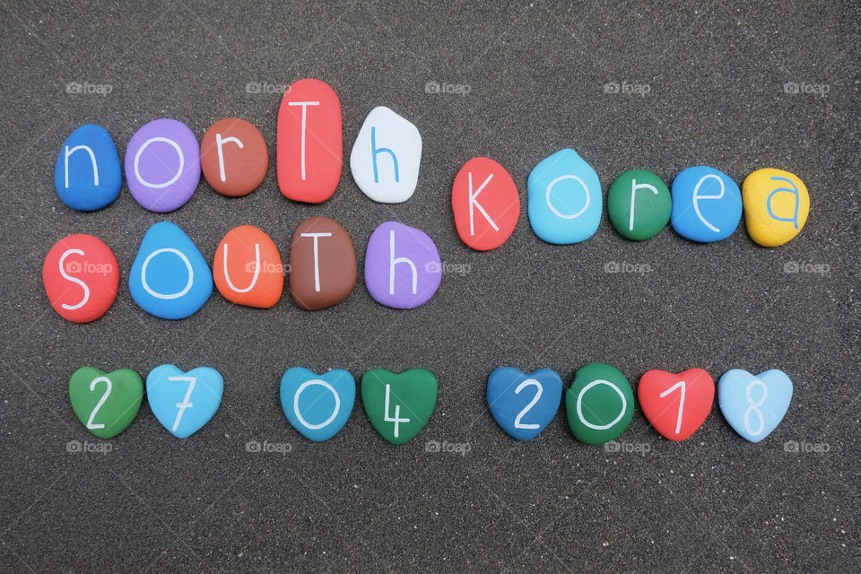 North and South Korea 27 April 2018 - North Korea's Kim Jong Un and South Korea's Moon Jae-in met for the first time in more than a decade