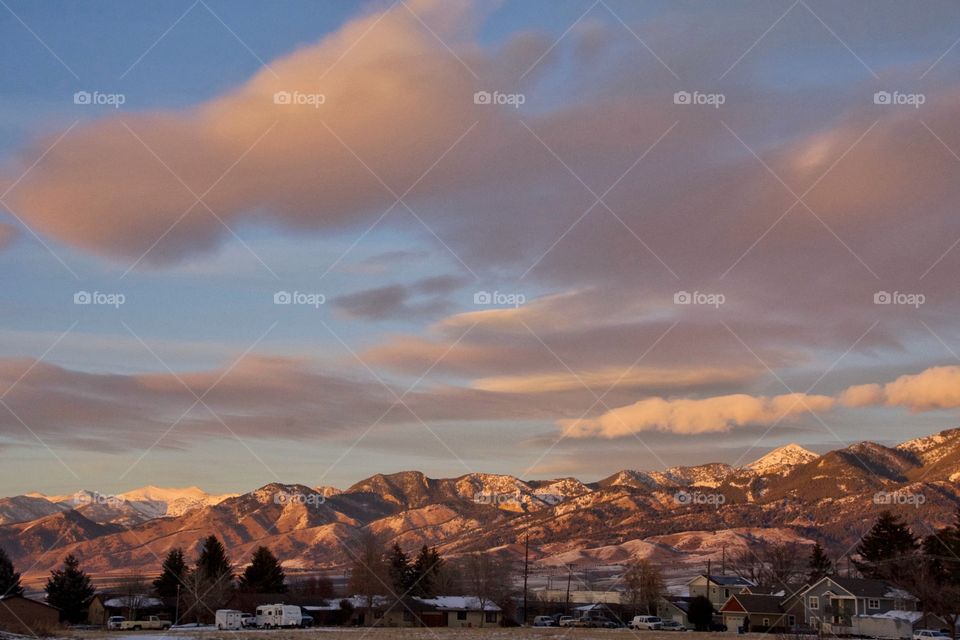 Golden hour in Montana