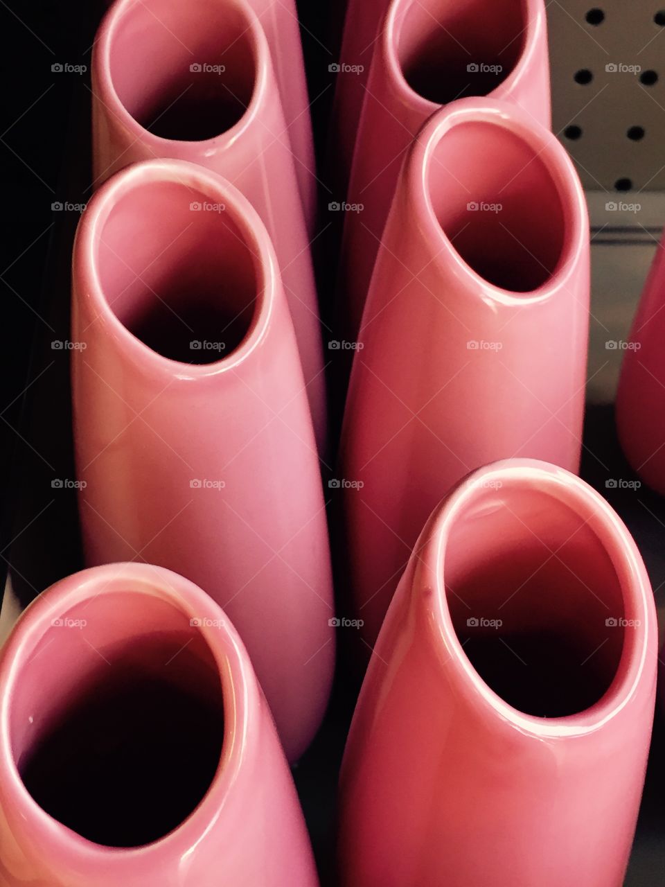 Pink vases 