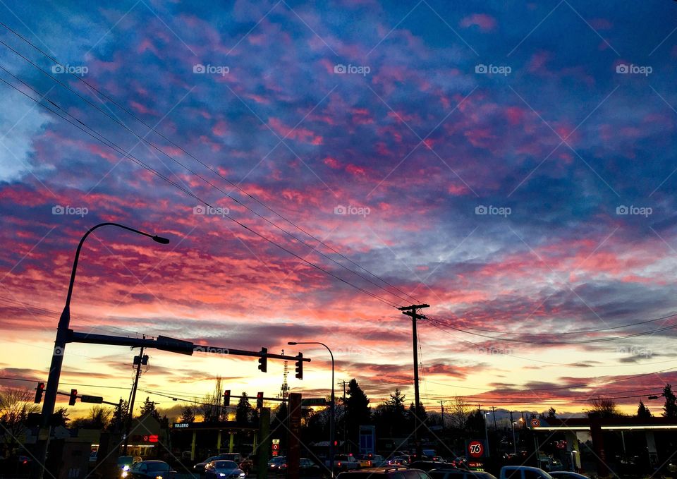 Sunset Over Federal Way