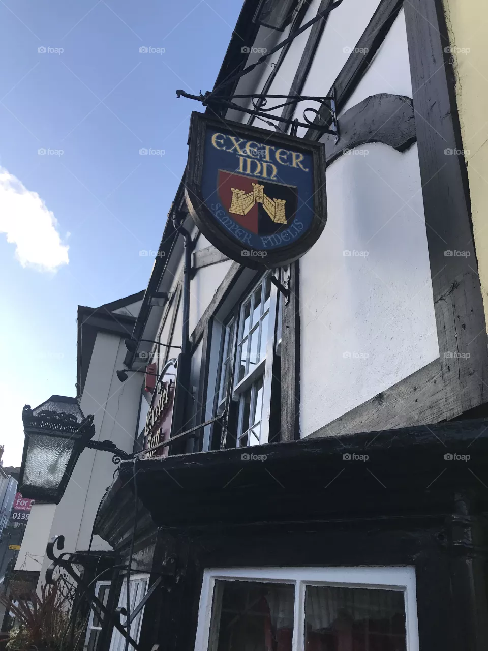 Another great pub sign for the Exeter Inn, Modbury, Devon